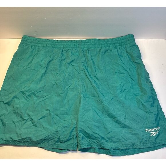 Vintage Reebok Shorts (XL) Teal‎ (90s) - Picture 1 of 11